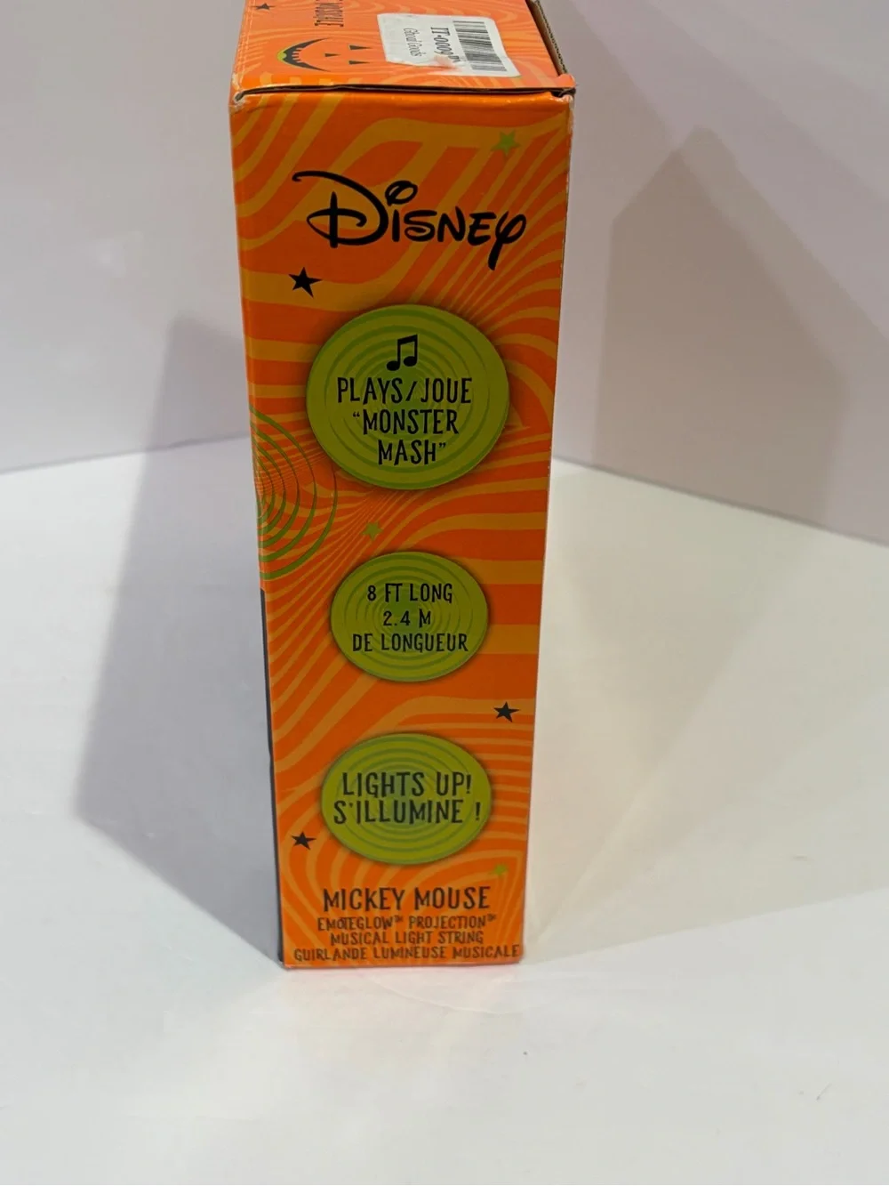 Disney Mickey Mouse Ghost Projection Light String w Music- NIB